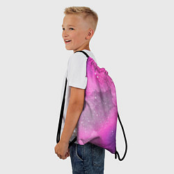 Рюкзак-мешок Розово-сиреневый дым, цвет: 3D-принт — фото 2