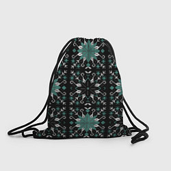 Рюкзак-мешок Узор из мозаики, цвет: 3D-принт