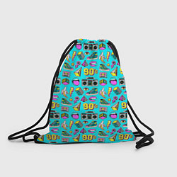 Рюкзак-мешок Nostalgia for 90, цвет: 3D-принт