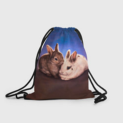 Рюкзак-мешок Кроличьи нежности, цвет: 3D-принт