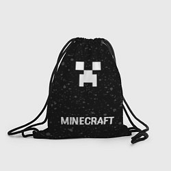 Рюкзак-мешок Minecraft glitch на темном фоне: символ, надпись, цвет: 3D-принт