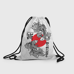 Рюкзак-мешок Истребители демонов - бойцовые петушки, цвет: 3D-принт