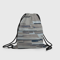 Рюкзак-мешок Металлические пластины в абстракции, цвет: 3D-принт