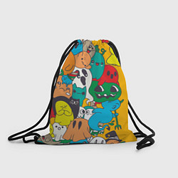Рюкзак-мешок Дом с приведениями, цвет: 3D-принт