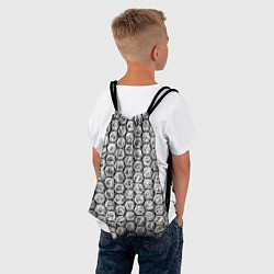 Рюкзак-мешок Пупырка - текстура, цвет: 3D-принт — фото 2