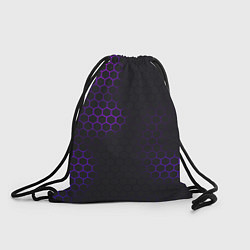 Рюкзак-мешок Броня из стали неоновый градиент, цвет: 3D-принт