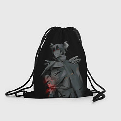 Рюкзак-мешок Повелитель тьмы на подработке - Демон Садао, цвет: 3D-принт