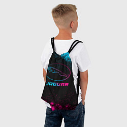 Рюкзак-мешок Jaguar - neon gradient, цвет: 3D-принт — фото 2