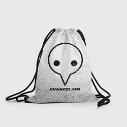 Рюкзак-мешок Evangelion с потертостями на светлом фоне, цвет: 3D-принт