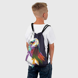 Рюкзак-мешок Орел-птица гордая, цвет: 3D-принт — фото 2