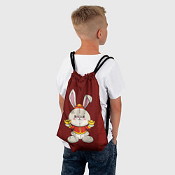 Рюкзак-мешок Китайский кролик, цвет: 3D-принт — фото 2