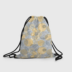 Рюкзак-мешок Круги с рисунком отпечатков пальцев, цвет: 3D-принт