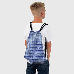 Рюкзак-мешок Полоска рваная, цвет: 3D-принт — фото 2