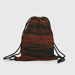 Рюкзак-мешок Тёмные красные волны, цвет: 3D-принт