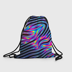 Рюкзак-мешок Голографические полосы, цвет: 3D-принт