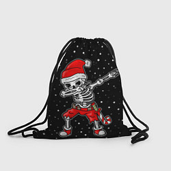 Рюкзак-мешок Dab новогодний скелет, цвет: 3D-принт