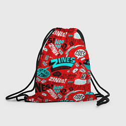 Рюкзак-мешок Zines subscription, цвет: 3D-принт