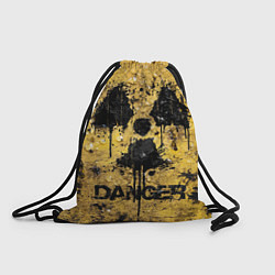 Рюкзак-мешок Danger radiation, цвет: 3D-принт