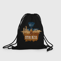 Рюкзак-мешок STALKER одиночка в поле, цвет: 3D-принт