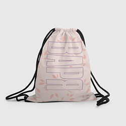 Рюкзак-мешок Варя по-вертикали с розовым фоном, цвет: 3D-принт