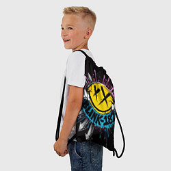 Рюкзак-мешок Блинк 182 логотип, цвет: 3D-принт — фото 2