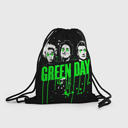 Рюкзак-мешок Green day paint, цвет: 3D-принт