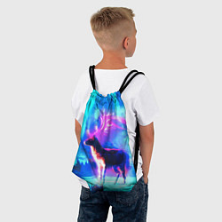 Рюкзак-мешок Благородный олень, цвет: 3D-принт — фото 2
