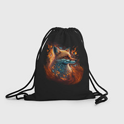 Рюкзак-мешок Огненная лиса, цвет: 3D-принт