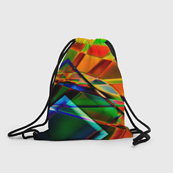 Рюкзак-мешок Разноцветное стекло, цвет: 3D-принт