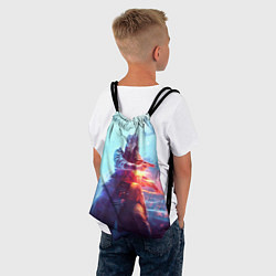 Рюкзак-мешок Баттлфилд 5 девушка, цвет: 3D-принт — фото 2
