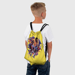 Рюкзак-мешок Бразильский футболист Пеле 10, цвет: 3D-принт — фото 2