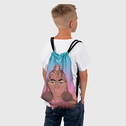 Рюкзак-мешок Девушка с фестиваля коачелла, цвет: 3D-принт — фото 2