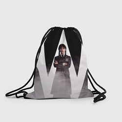 Рюкзак-мешок W wednesday addams, цвет: 3D-принт