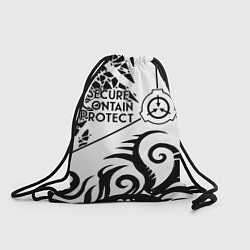 Рюкзак-мешок Secure, Contain, Protect, цвет: 3D-принт