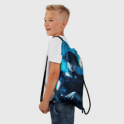 Рюкзак-мешок Уэнсдэй Адамс танец, цвет: 3D-принт — фото 2