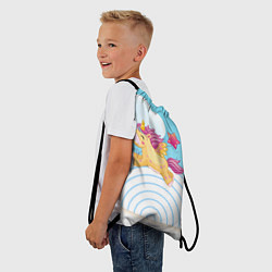 Рюкзак-мешок Единорог со звездочкой, цвет: 3D-принт — фото 2