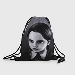 Рюкзак-мешок Уэнсдэй портрет, цвет: 3D-принт