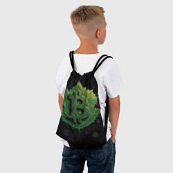 Рюкзак-мешок Экологичная крипта, цвет: 3D-принт — фото 2
