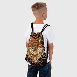 Рюкзак-мешок Золотая лиса, цвет: 3D-принт — фото 2