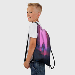 Рюкзак-мешок Межпространственный путешественник, цвет: 3D-принт — фото 2