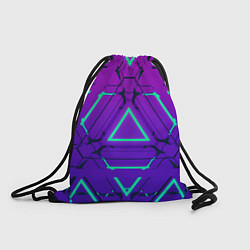 Рюкзак-мешок Cyber armor - neon, цвет: 3D-принт