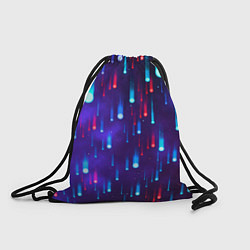 Рюкзак-мешок Neon rain, цвет: 3D-принт