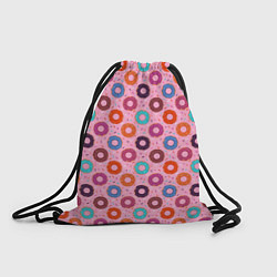 Рюкзак-мешок Вкусные пончики, цвет: 3D-принт
