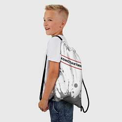 Рюкзак-мешок Константин - в красной рамке на светлом, цвет: 3D-принт — фото 2