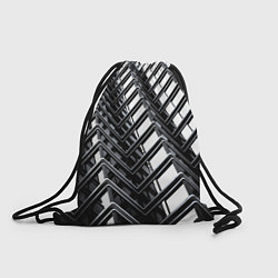 Рюкзак-мешок Карбоновая абстракция грани, цвет: 3D-принт