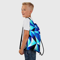 Рюкзак-мешок Полигоны треугольники, цвет: 3D-принт — фото 2
