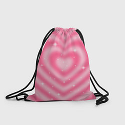 Мешок для обуви Pink y2k hearts