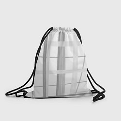 Рюкзак-мешок Светлая серая клетка, цвет: 3D-принт