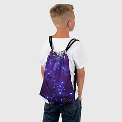 Рюкзак-мешок Звездочки - космическое небо, цвет: 3D-принт — фото 2
