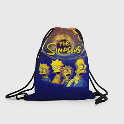 Рюкзак-мешок Черная дыра и Симпсоны, цвет: 3D-принт